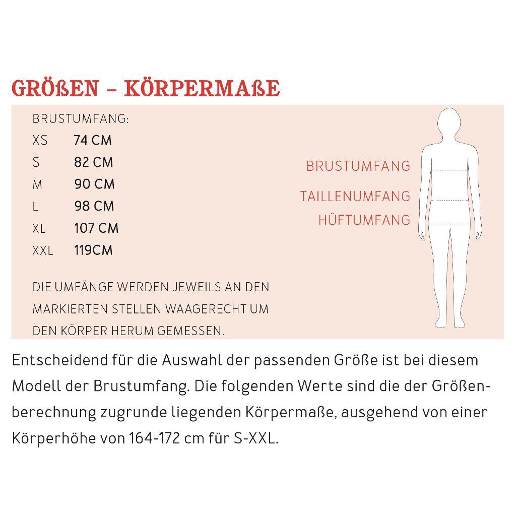 Papierschnittmuster Top Frau Juno XS-XXL